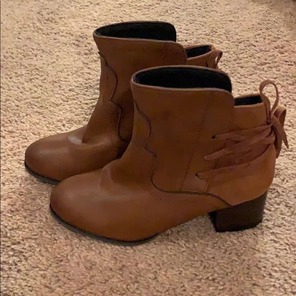 Julsia brown booties - Picture 1 of 1